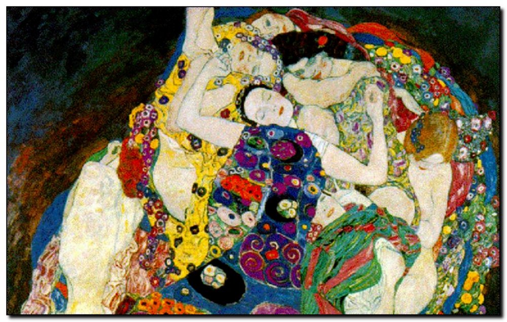 Wat is er mis kandidaat deur Schilderij Klimt, Die Jungfrau (Virgin) 1908 - mypainting