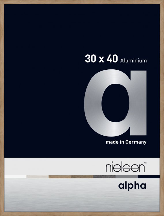 Nielsen Alpha Aluminium Wissellijst Oak