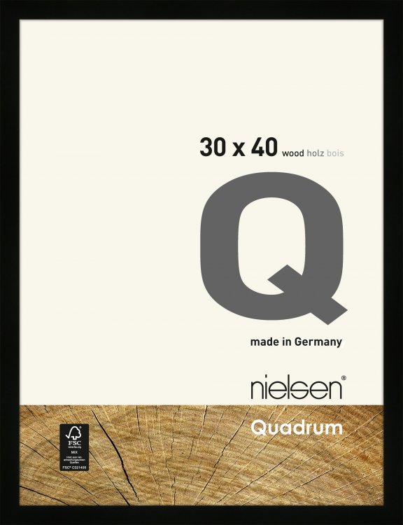 Nielsen Quadrum Houten Wissellijst Black Matt