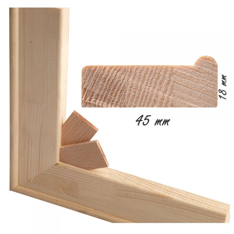 Spielat 45mm incourante maten 21 t/m 69cm zonder gat