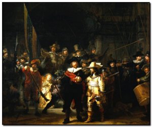 Schilderij Rembrandt, Night Watch 1642