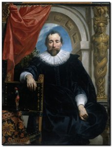Schilderij Jordaens, Rogier le Witer 1635f