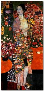Schilderij Klimt, Dancer 1918