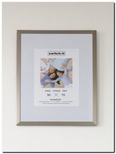 14.325 W Switch-it XL Aluminium Wissellijst titaan