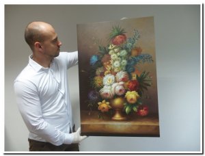 60x90cm schilderij 000016 schilderij staand bloemenschilderij stilleven