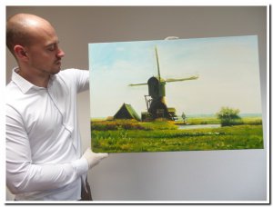 60x90cm schilderij 000044 schilderij molenland