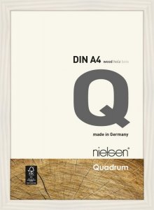 65FCW Nielsen Quadrum Houten Fotolijst White Natural