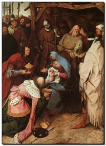 Schilderij Brueghel Sr, Adoration of Kings