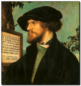 Schilderij Holbein, Bonifacius Amerbach 1519