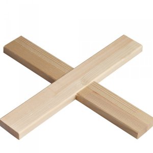 tKrs65icmk101-149 Kruis-tussenlat 65mm incourante maten 101 t/m 149cm met inkeping