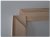 Compleet doe-het-zelfset incl.ophangbeugels voor Breed Spieraam-Spanraam 65mm met een Tussenlat t/m 60x160cm